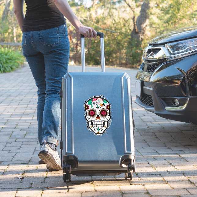 gamer sugar skull (Suitcase Insitu)