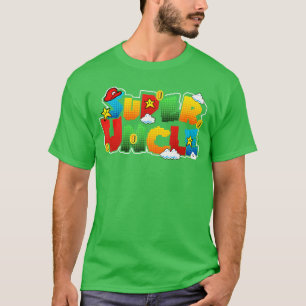 Gamer Super Uncle Funny for Uncle friends T-Shirt
