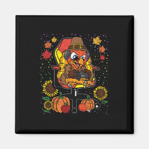 Gamer Thanksgiving Day Gaming Video-game Gamer Magnet