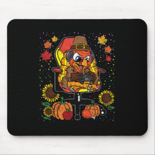 Gamer Thanksgiving Day Gaming Video-game Gamer Mouse Pad