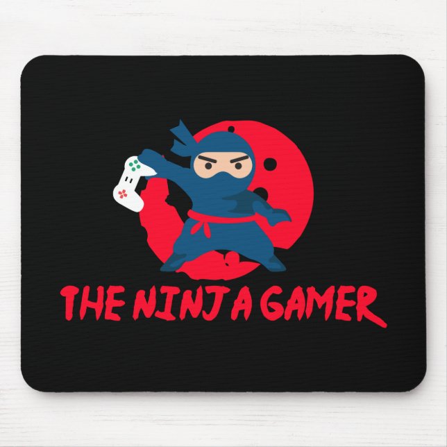 Gamer - The Ninja Gamer - Gift Idea Mouse Pad (Front)