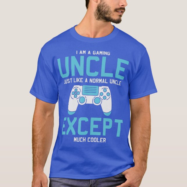 Gamer Uncle Funny Gaming Gifts for Uncles Video T-Shirt (Front)