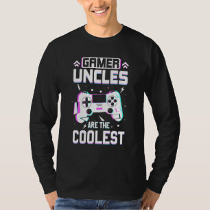 Gamer Uncles Are The Coolest Retro Games Gaming T-Shirt