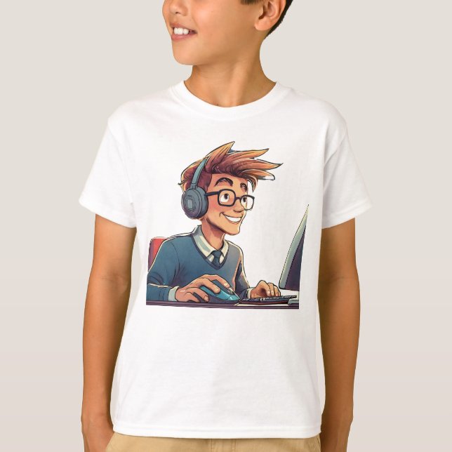 Gamer Unisex Kid's T-Shirt (Front)