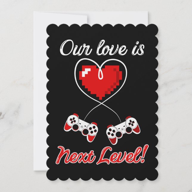 Gamer Valentine Flat Greeting Card (Front)