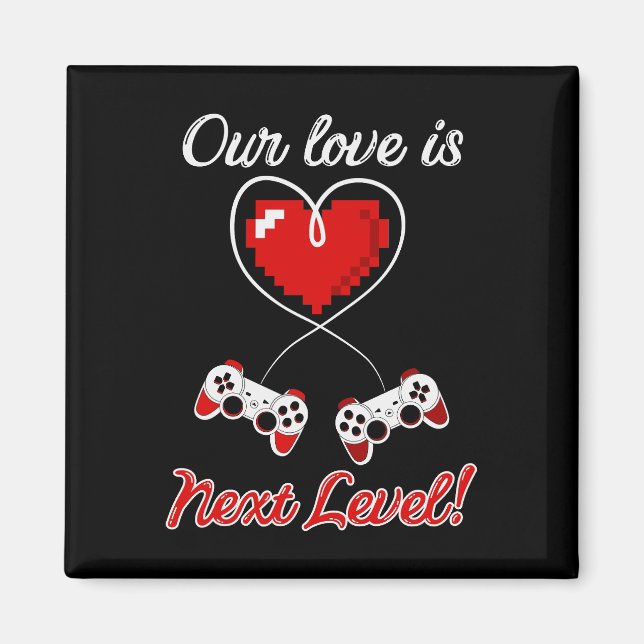 Gamer Valentine Magnet (Front)