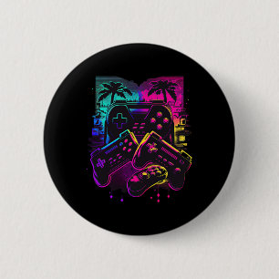 Gamer Video Game Controller 16 6 Cm Round Badge