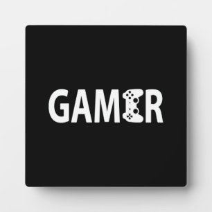Gamer, Video Game Controller - Gaming Humour Joke Plaque
