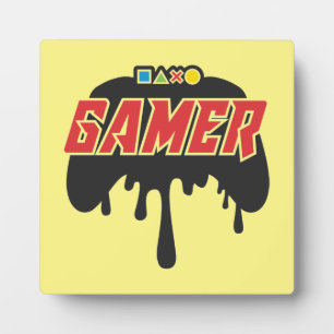 Gamer, Video Game Controller - Gaming Humour Joke  Plaque