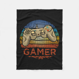 Gamer Video Game Player Boys Girls Teen Kids Men G Fleece Blanket