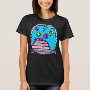Gamer Vintage Retro Gaming Video Game Controller T-Shirt