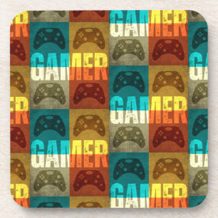 GAMER VINTAGE VIDEO GAME CONTROLLER   COASTER