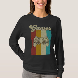 Gamer Vintage Video Games For Boys Men  Retro Gami T-Shirt