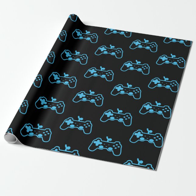 Gamer Wrapping Paper (Unrolled)