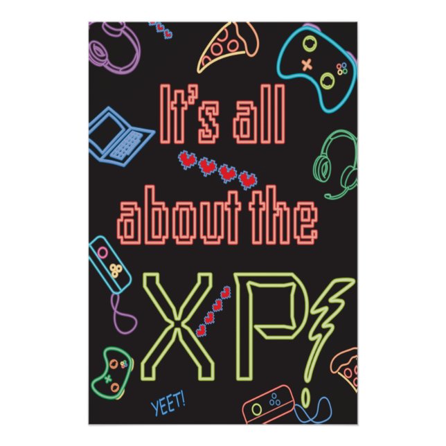 Gamer XP Poster (Front)