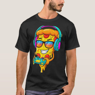 Gamer Zza Slice Video Gaming Boy Enthusiast Gamer T-Shirt
