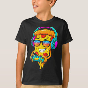 Gamer Zza Slice Video Gaming Boy Enthusiast Gamer  T-Shirt
