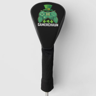 Gamerchaun Gamer Gaming Games St Patrick's Day Golf Head Cover
