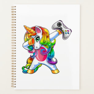 Gamercorn Dabbing Unicorn Video Game Controller Ga Planner