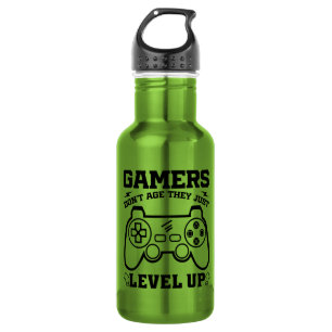 Gamers Don't Age They just Level Up Gaming Lovers 532 Ml Water Bottle