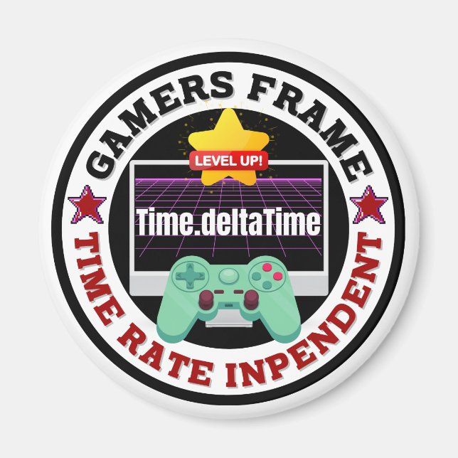 Gamers Frame - Time Rate Independent  Magnet (Front)