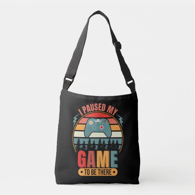 Gamers mood retro design Crossbody Bags (Front)