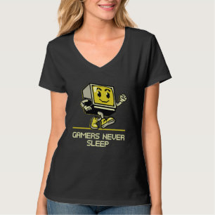 Gamers Never Sleep  Gaming Humor Game Player T-Shirt