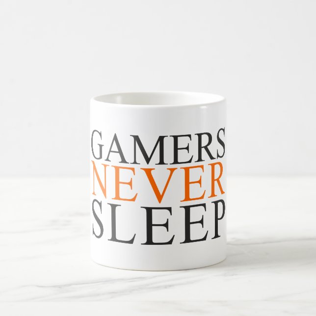 Gamers Never Sleep. Mug (Center)