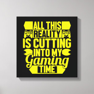 Gamers Only Canvas Print