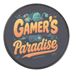 Gamer's Paradise Hockey Puck