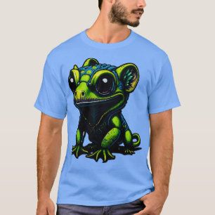 Gamers Perfect Illustration Cute Colourful Gekko 2 T-Shirt