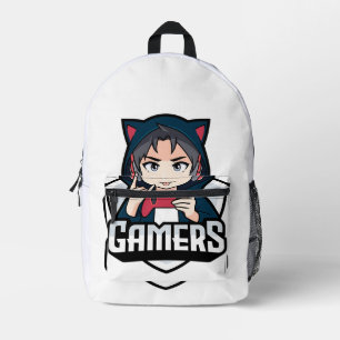 Gamers Printed Backpack