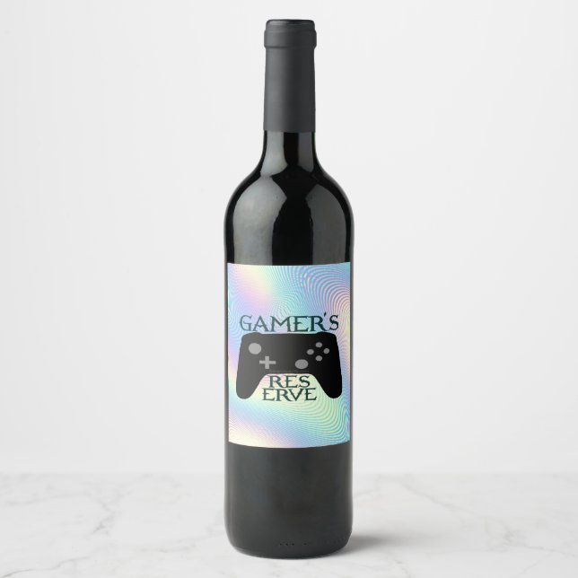 Gamer's Reserve Wine Label (Front)