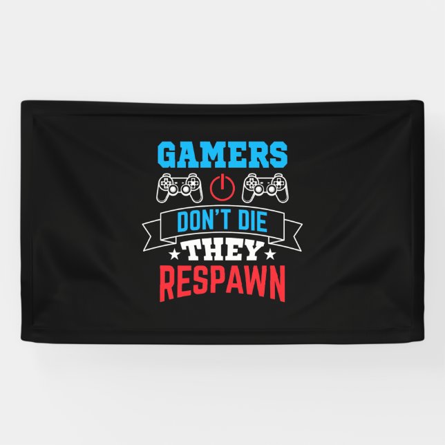 Gamers They Respawn Banner (Horizontal)