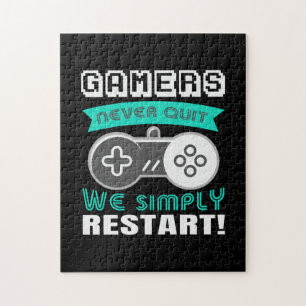 Gamers We Simply Restart Jigsaw Puzzle