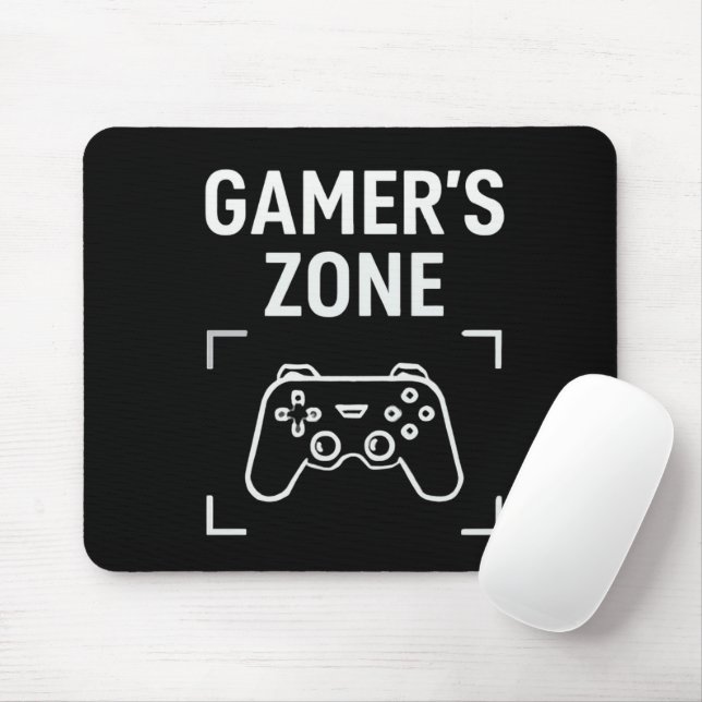 GAMER'S ZONE Minimalist Gaming MousePad (With Mouse)