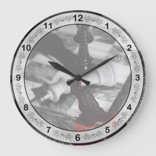 Games - Chess - Check Mate Large Clock