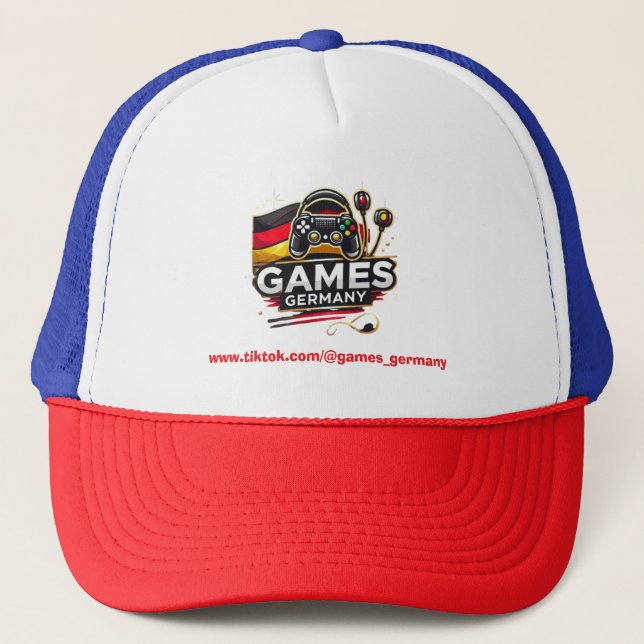 Games Germany cap - stylish gamer look! (Front)