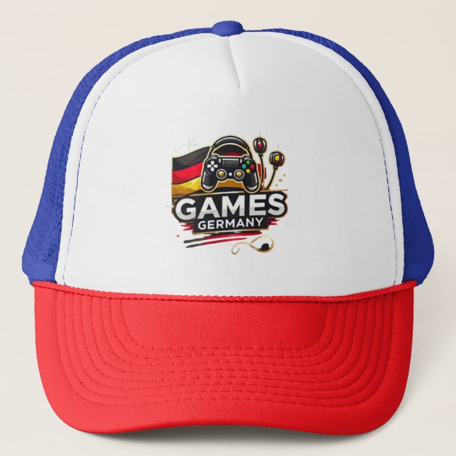 Games Germany cap - stylish gamer look! (Front)