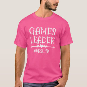 Games Leader VBS Squad of Bible School Sunday Grou T-Shirt