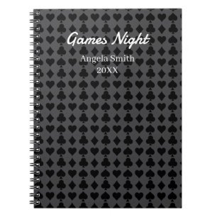 Games Night Notebook – Score Keeper & Party Games