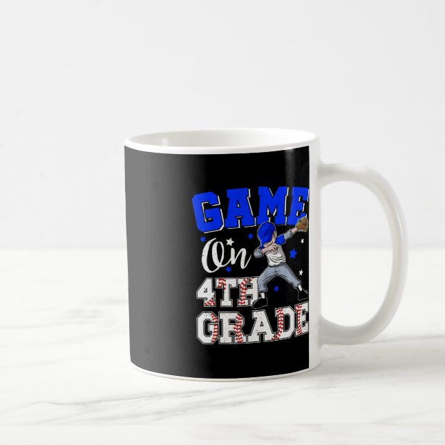 Games On 4th Grade  Boy Dabbing First Day Of Schoo Coffee Mug (Right)