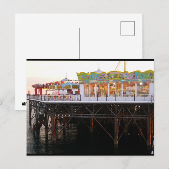 Games on the Pier Postcard (Front/Back)