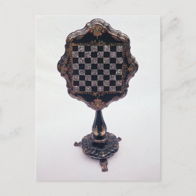 Games table, c.1850-60 postcard (Front)