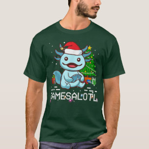 Gamesalotl Ambystoma Meicanum Christmas Pyjamas Ao T-Shirt