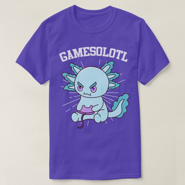 Gamesolotl Axolotl   - 1  T-Shirt (Design Front)