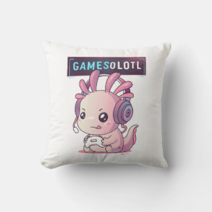 Gamesolotl - Axolotl Gamer Cushion