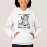 Gamesolotl Axolotl Gamer Girls<br><div class="desc">This adorable axolotl hoodie will surely be her favourite. Find more kids and baby products at:

zazzle.com/store/sweetiepies</div>