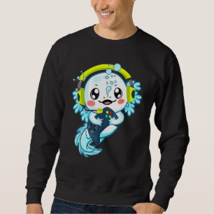 Gamesolotl Axolotl Video Game Gaming Gamer Matchin Sweatshirt
