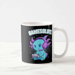 Gamesolotl Axolotl Video Gamer Kawaii Anime Gifts Coffee Mug